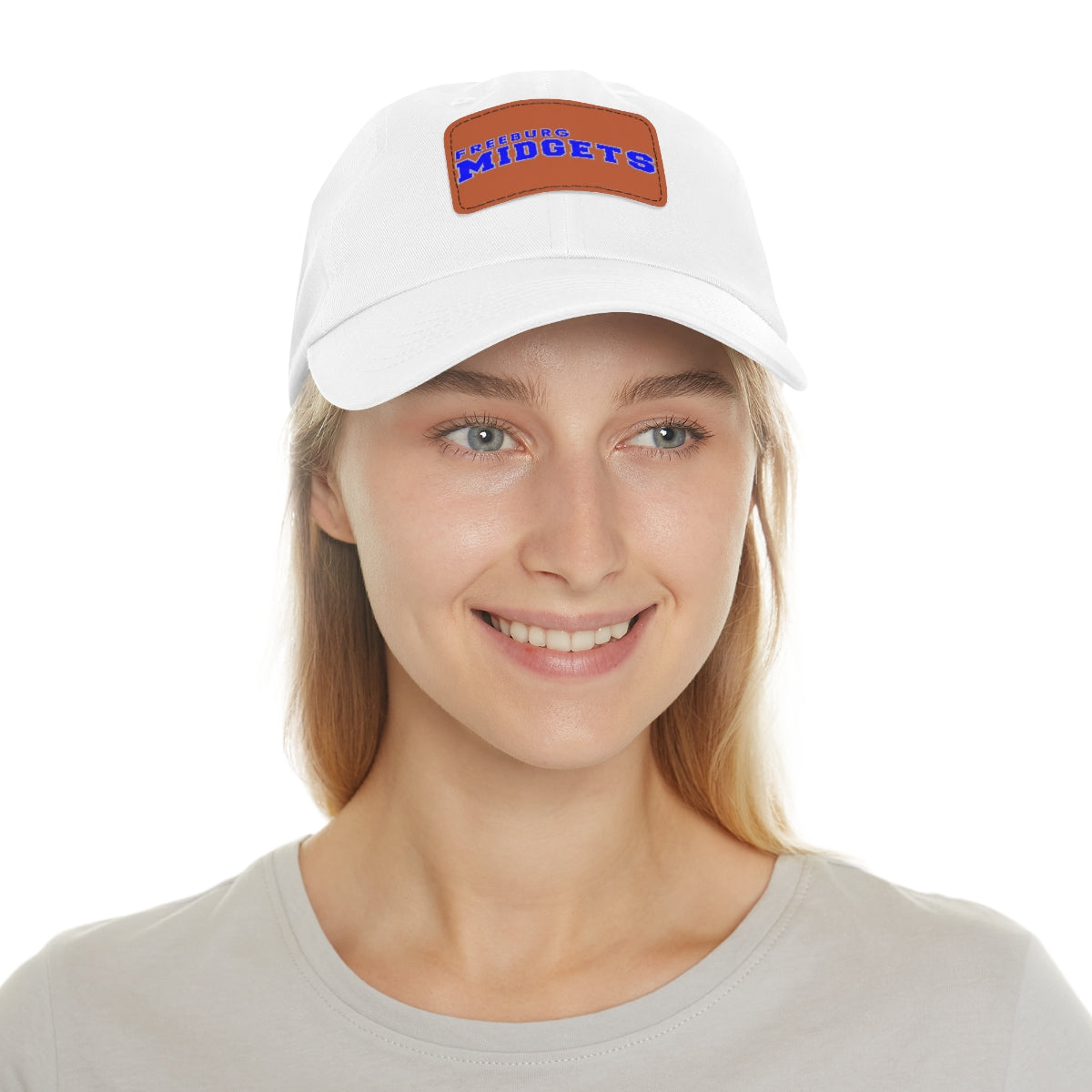 Freeburg Midgets Varsity Letters Dad Hat with Leather Patch