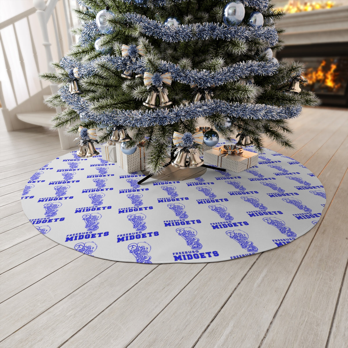 Freeburg Midget White Round Tree Skirt