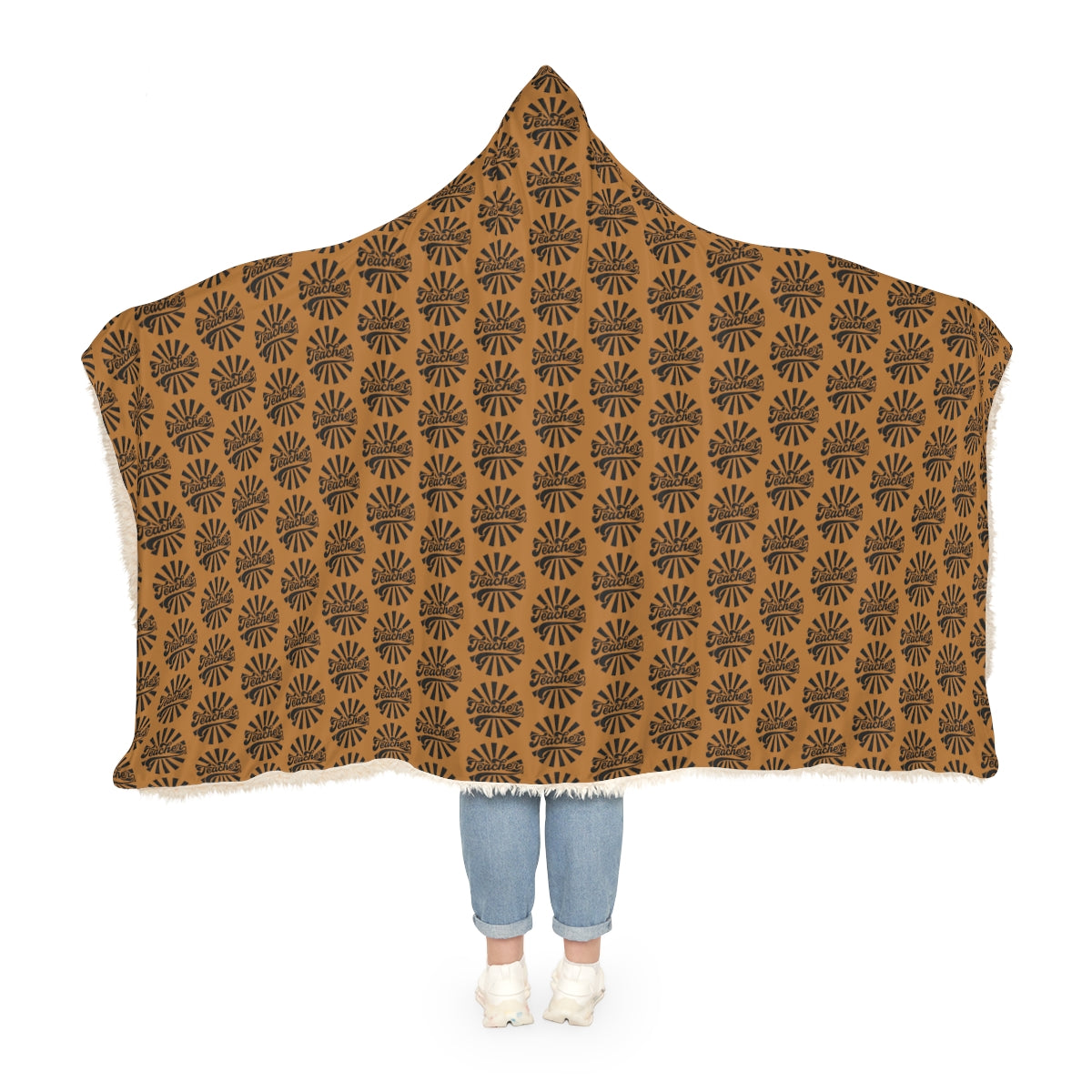Light Brown " Teacher" Snuggle Blanket