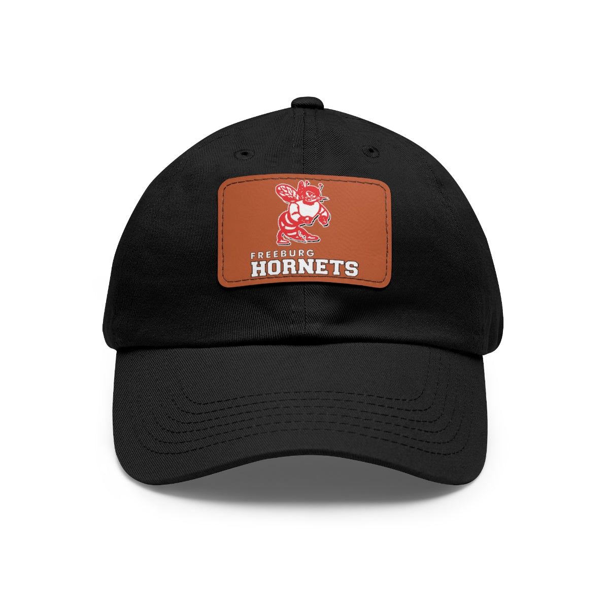 Freeburg Hornet Dad Hat with Leather Patch
