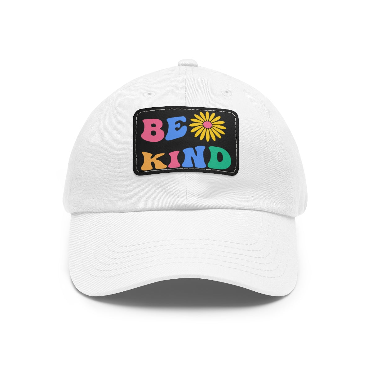 Be Kind Dad Hat with Leather Patch