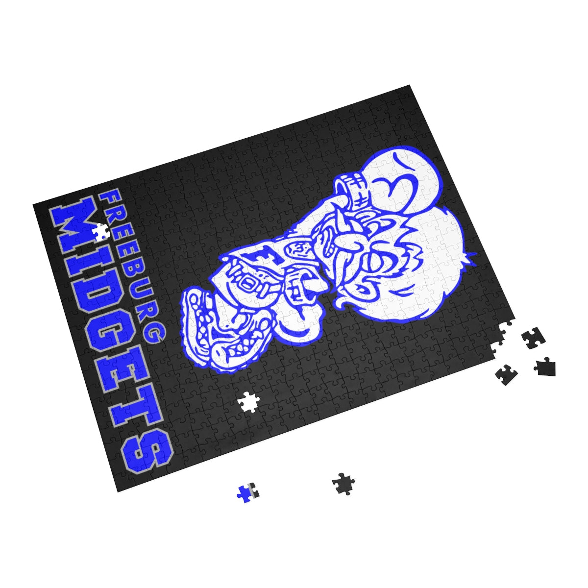 Freeburg Midget Puzzle - Black (96, 252, 500, 1000-Piece)