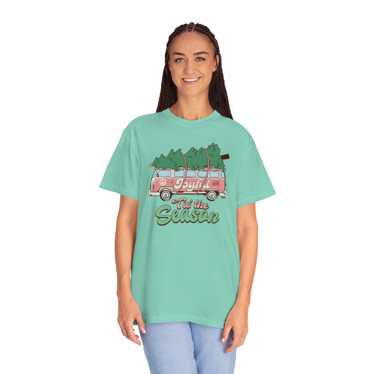 Tis the Season Retro Unisex Garment-Dyed Comfort Colors PREMIUM T-shirt