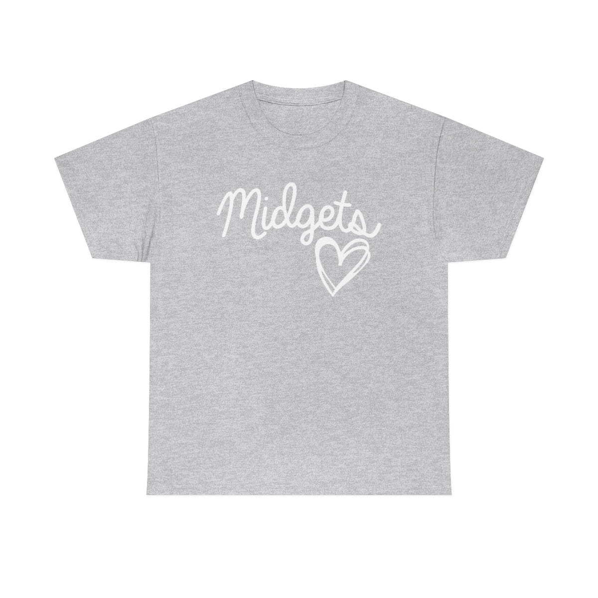 Midget Heart Unisex Heavy Cotton Tee