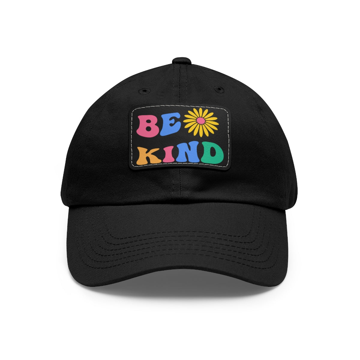 Be Kind Dad Hat with Leather Patch