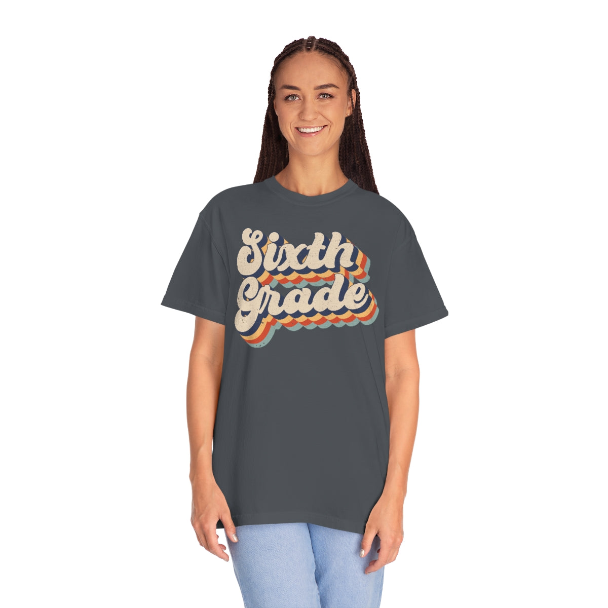Retro Sixth Grade Unisex Garment-Dyed Comfort Colors PREMIUM T-shirt
