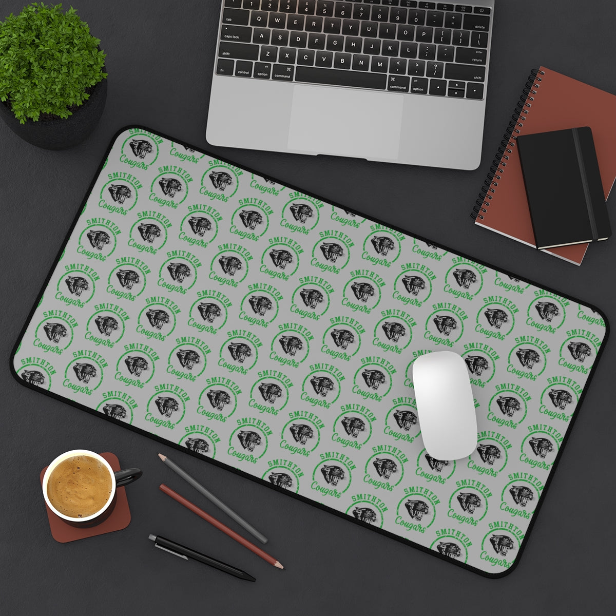 Smithton Cougars Pattern Desk Mat