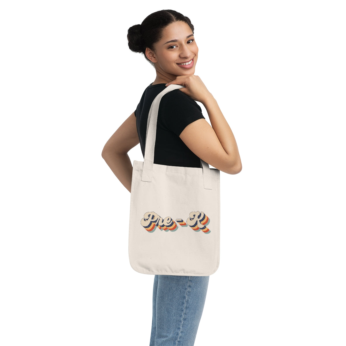 Pre-K Organic Canvas Tote Bag