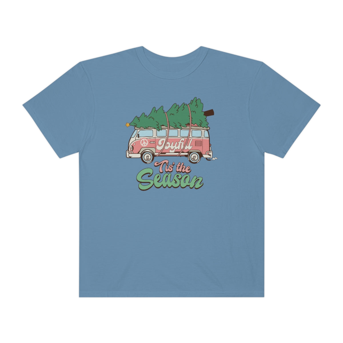 Tis the Season Retro Unisex Garment-Dyed Comfort Colors PREMIUM T-shirt