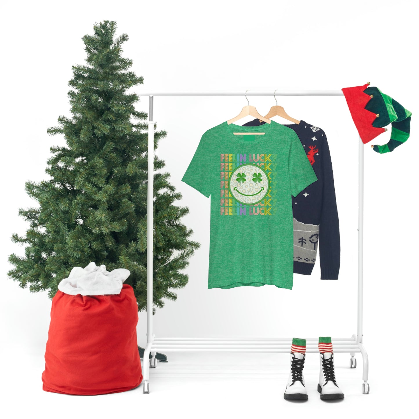 St. Patrick's Day "Feelin Lucky" Unisex Jersey Short Sleeve Tee