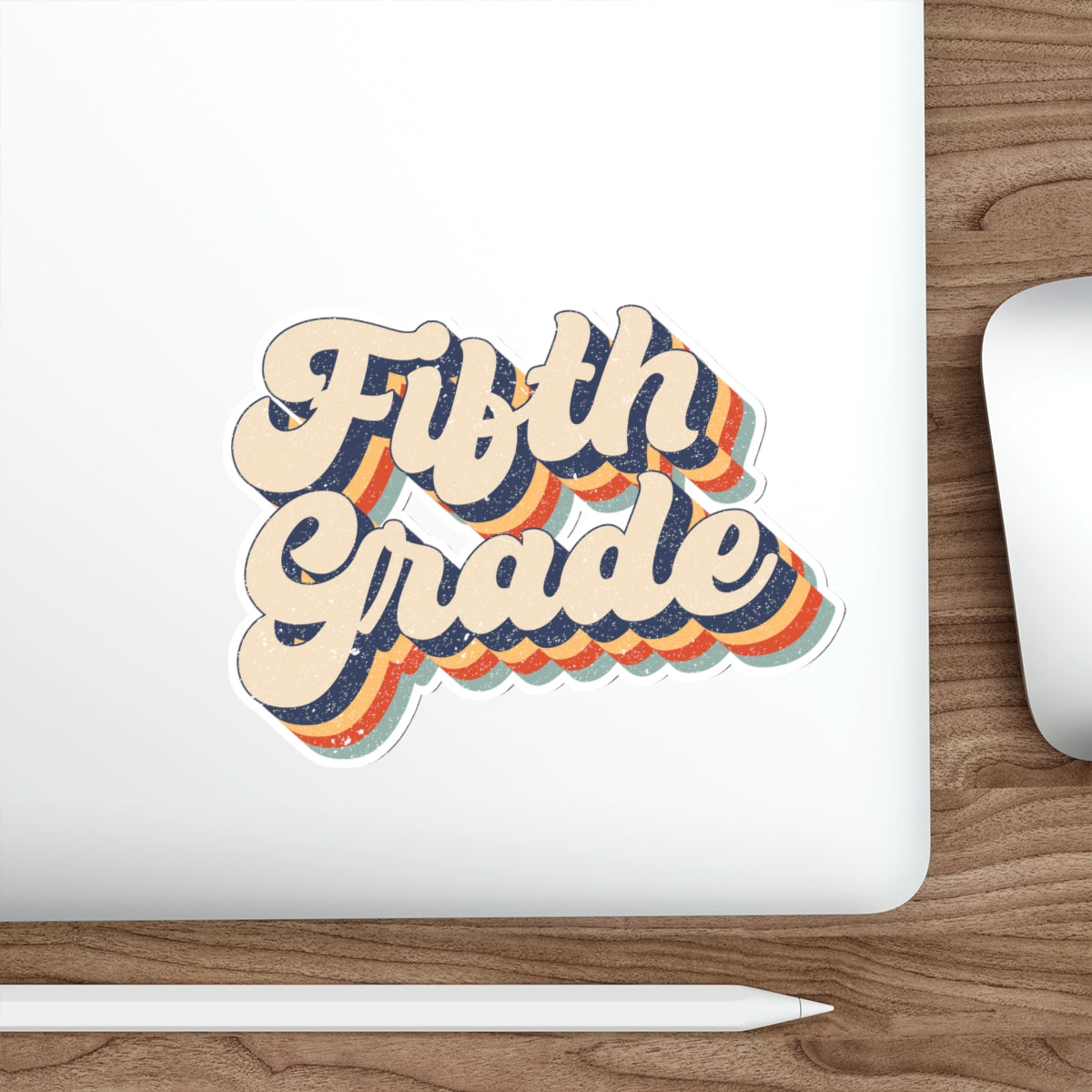 Fifth Grade Teacher Die-Cut Stickers