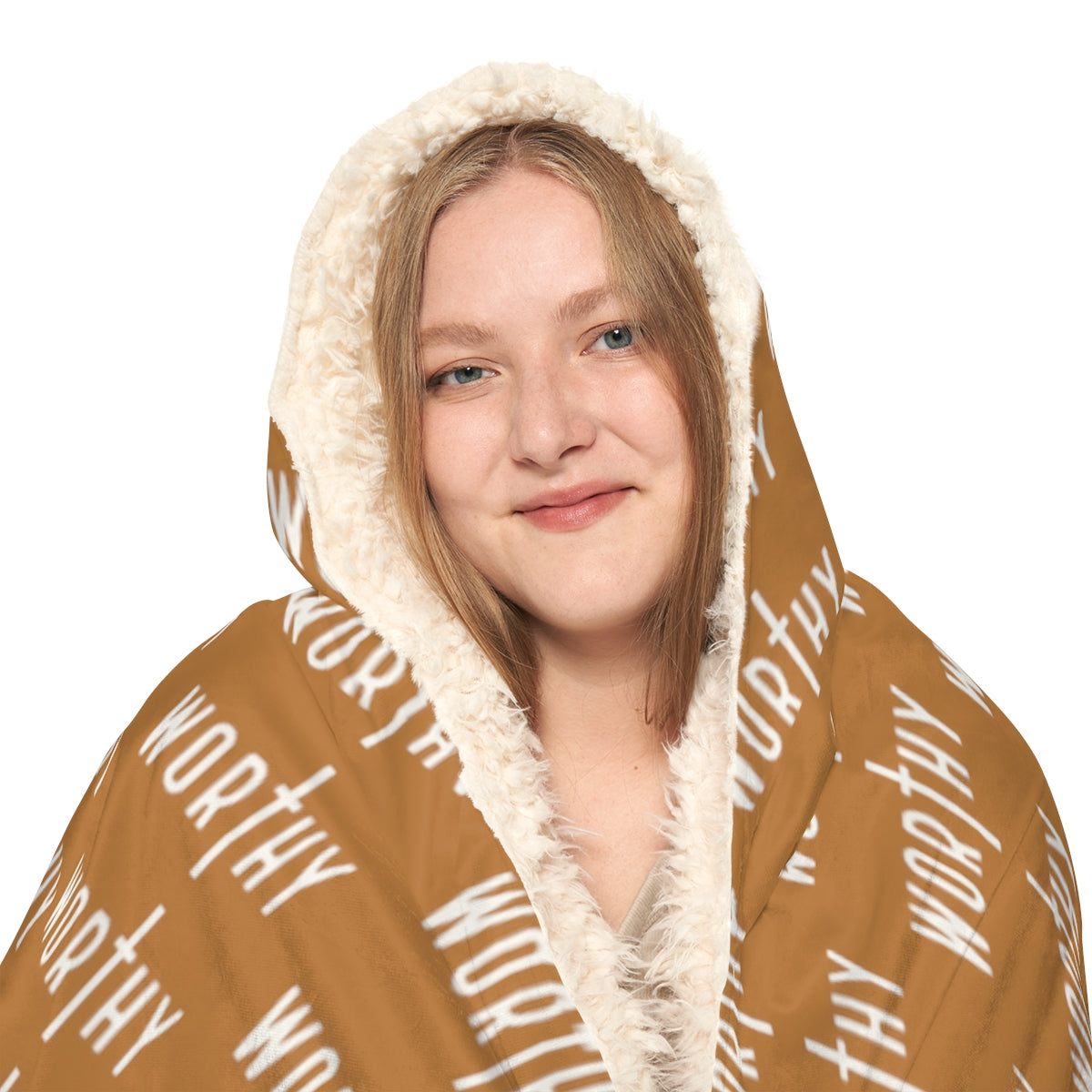 Light Brown Worthy Snuggle Blanket