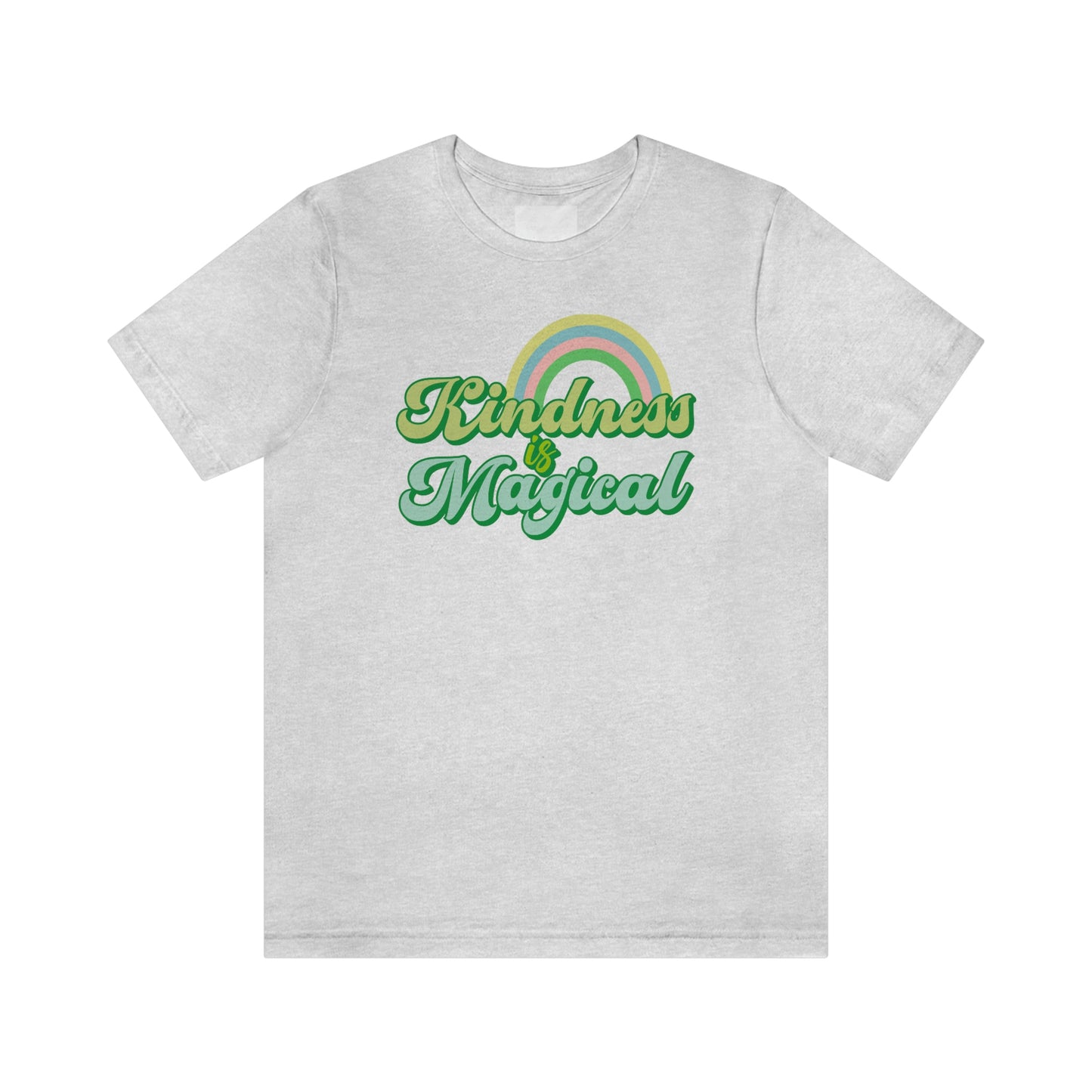 St. Patrick's Day "Kindness is Magical" - Front Side Only Unisex Jersey Short Sleeve Tee