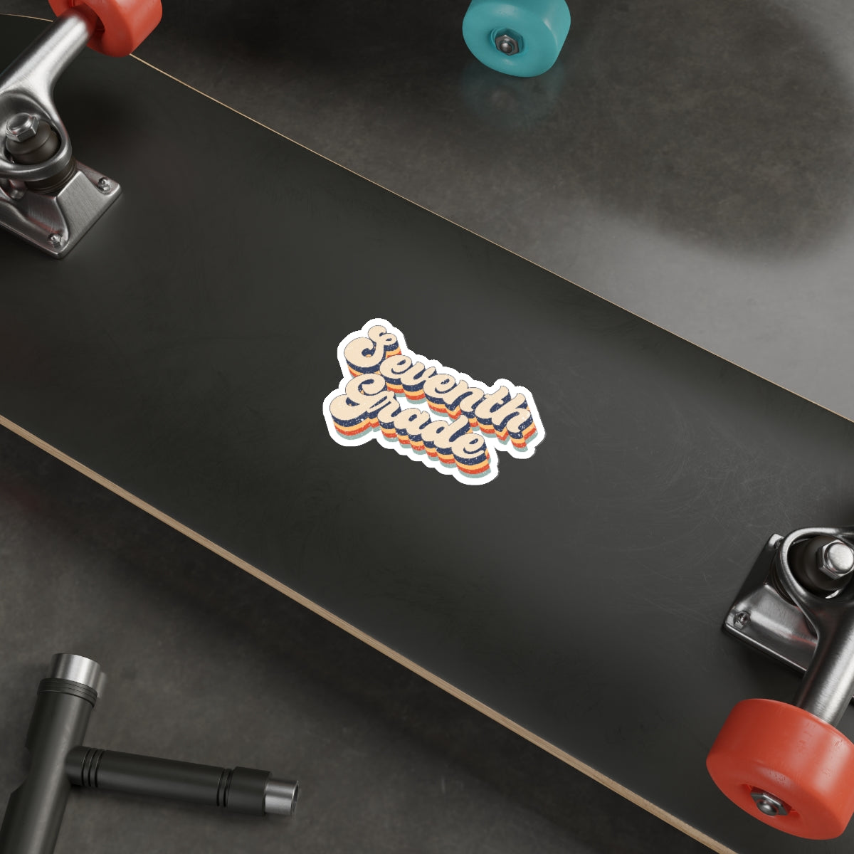 Seventh Teacher Die-Cut Stickers