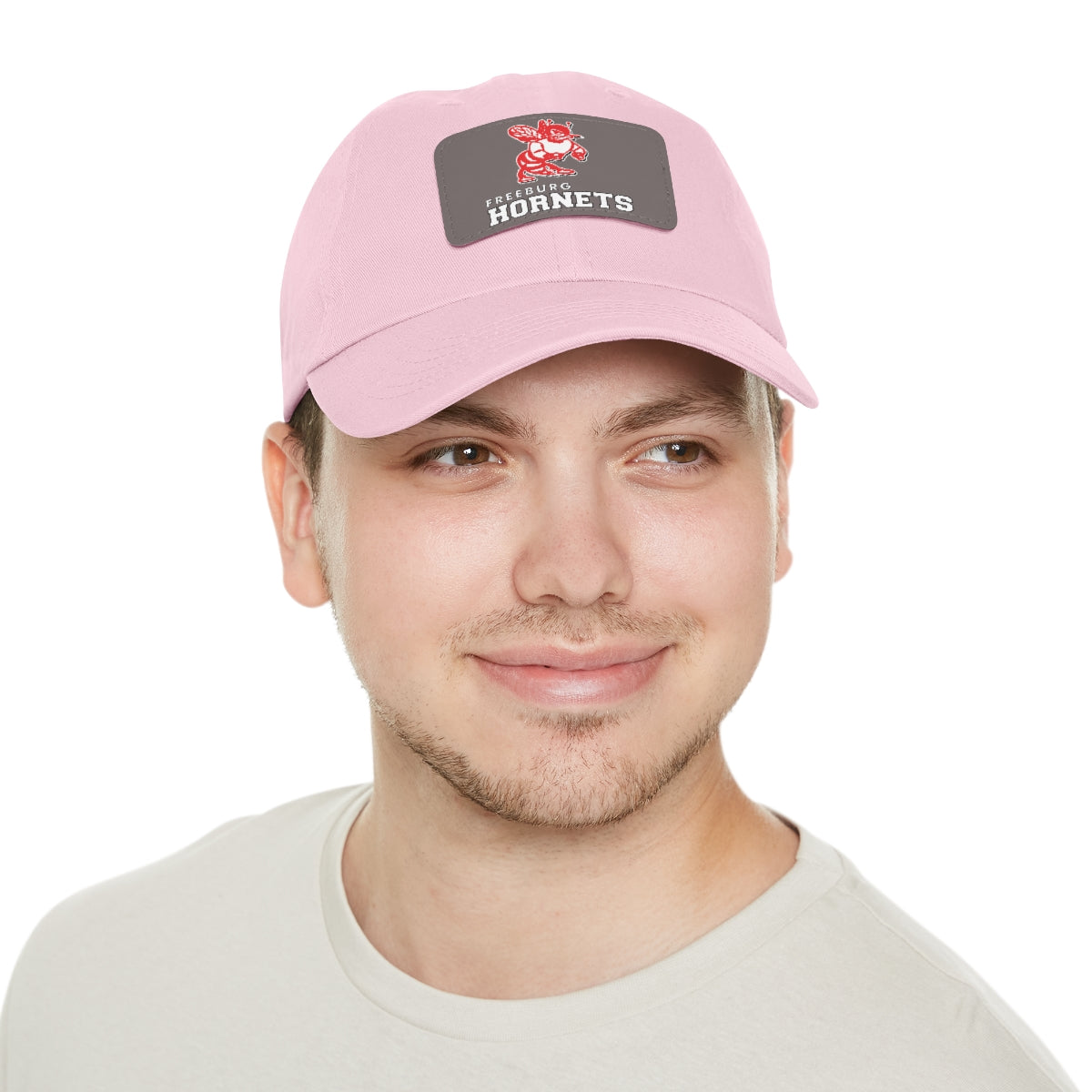 Freeburg Hornet Dad Hat with Leather Patch