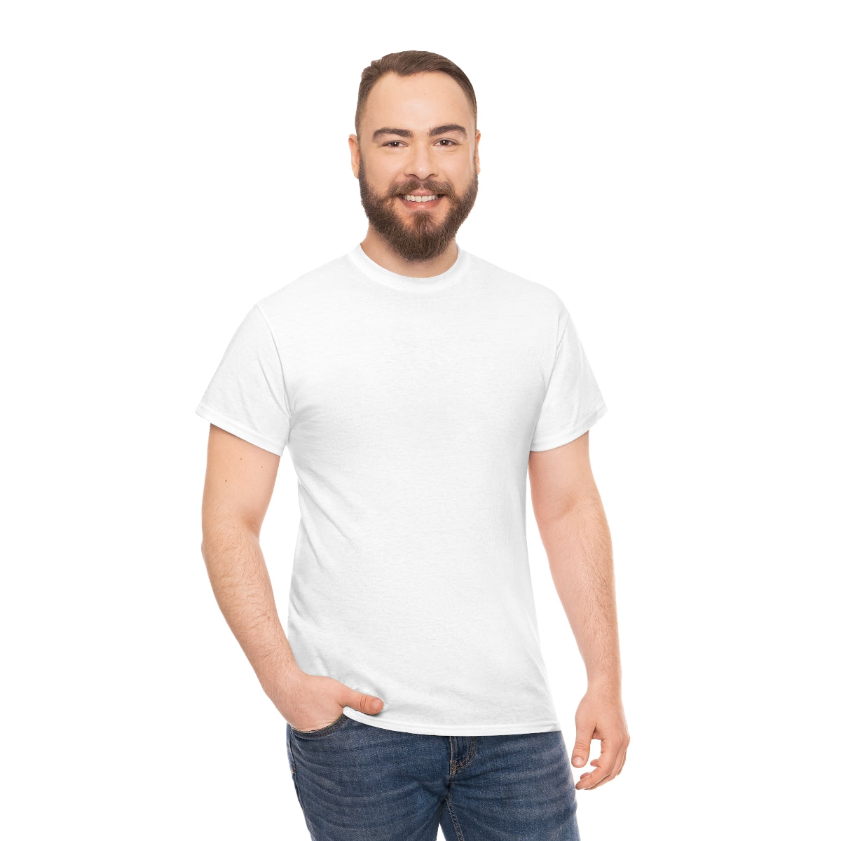 Smithton Cougars - White Imprint Unisex Heavy Cotton Tee