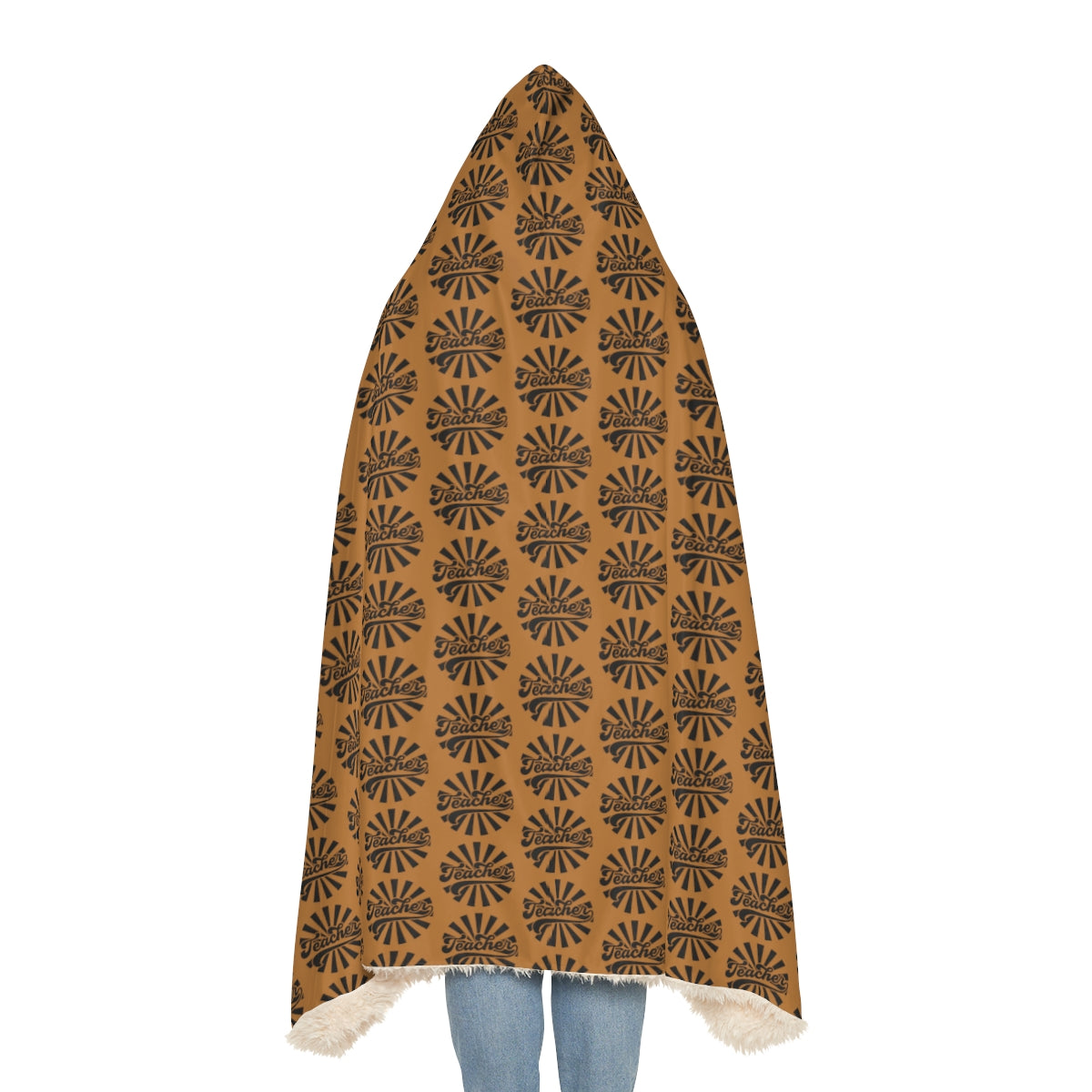 Light Brown " Teacher" Snuggle Blanket