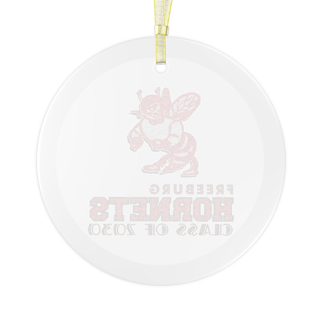Freeburg Hornet Glass Ornament - Class of 2030