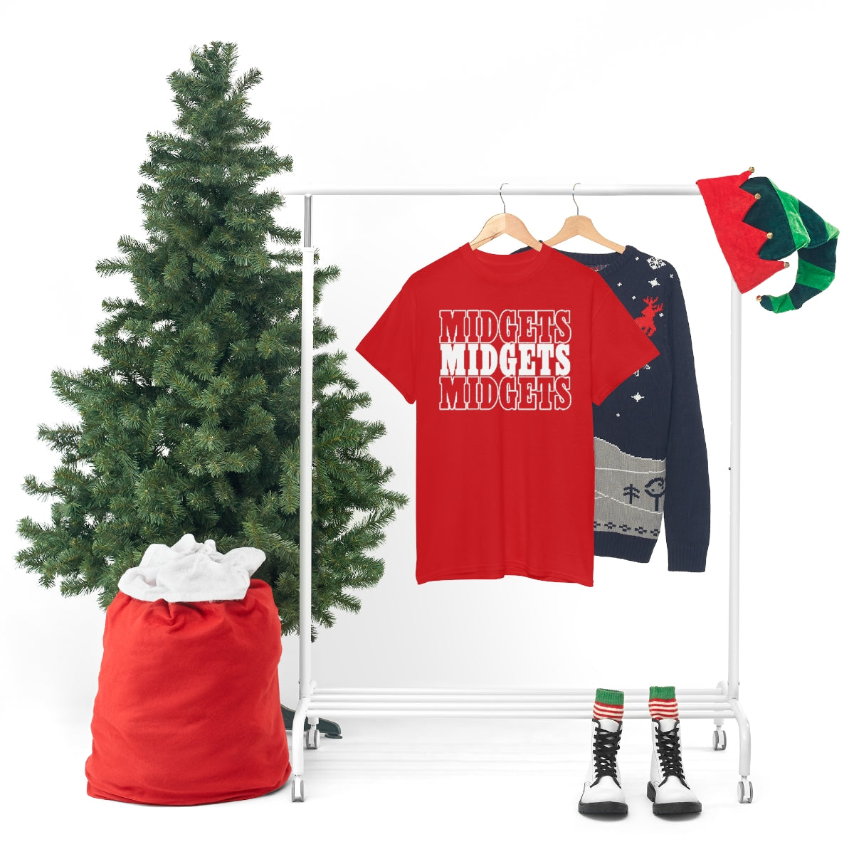 Midget Stack Unisex Heavy Cotton Tee