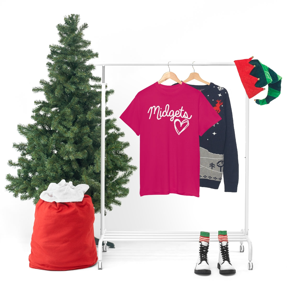 Midget Heart Unisex Heavy Cotton Tee