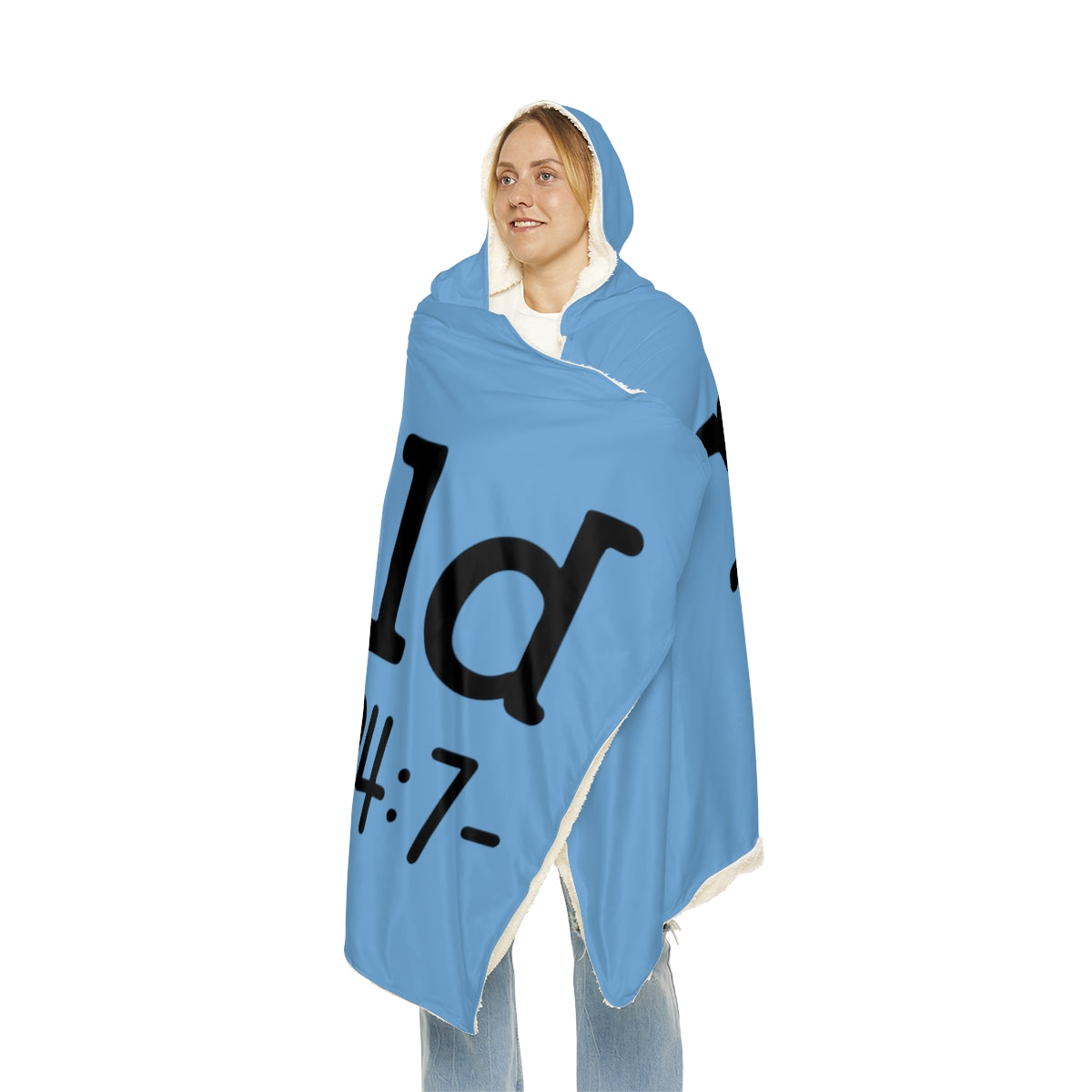 Blue "I'm Cold 24-7" Snuggle Blanket