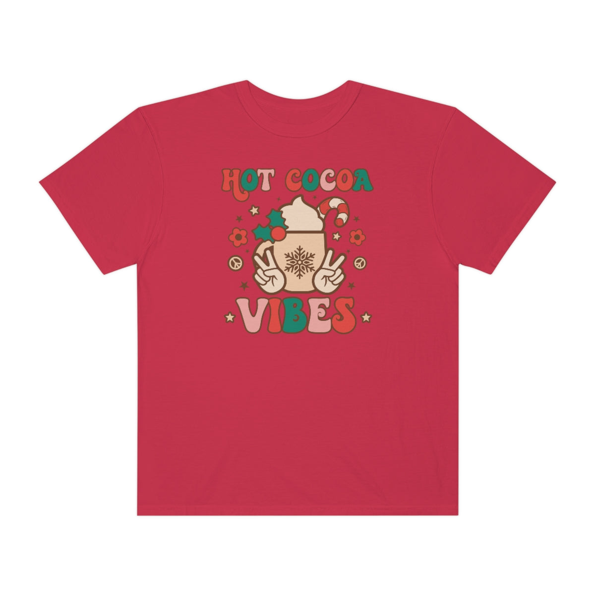 Hot Cocoa Vibes Unisex Garment-Dyed Comfort Colors PREMIUM T-shirt