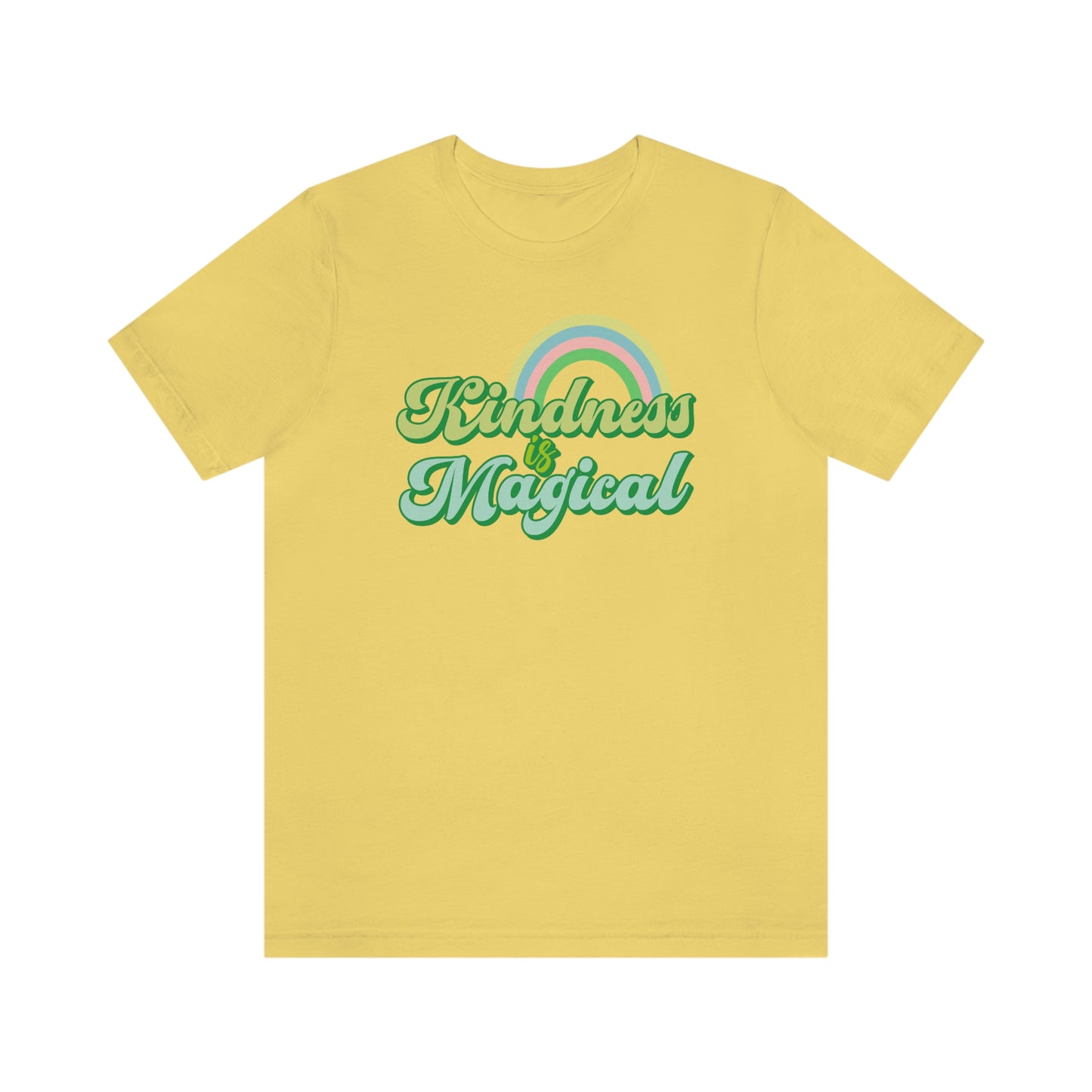 St. Patrick's Day "Kindness is Magical" - Front Side Only Unisex Jersey Short Sleeve Tee
