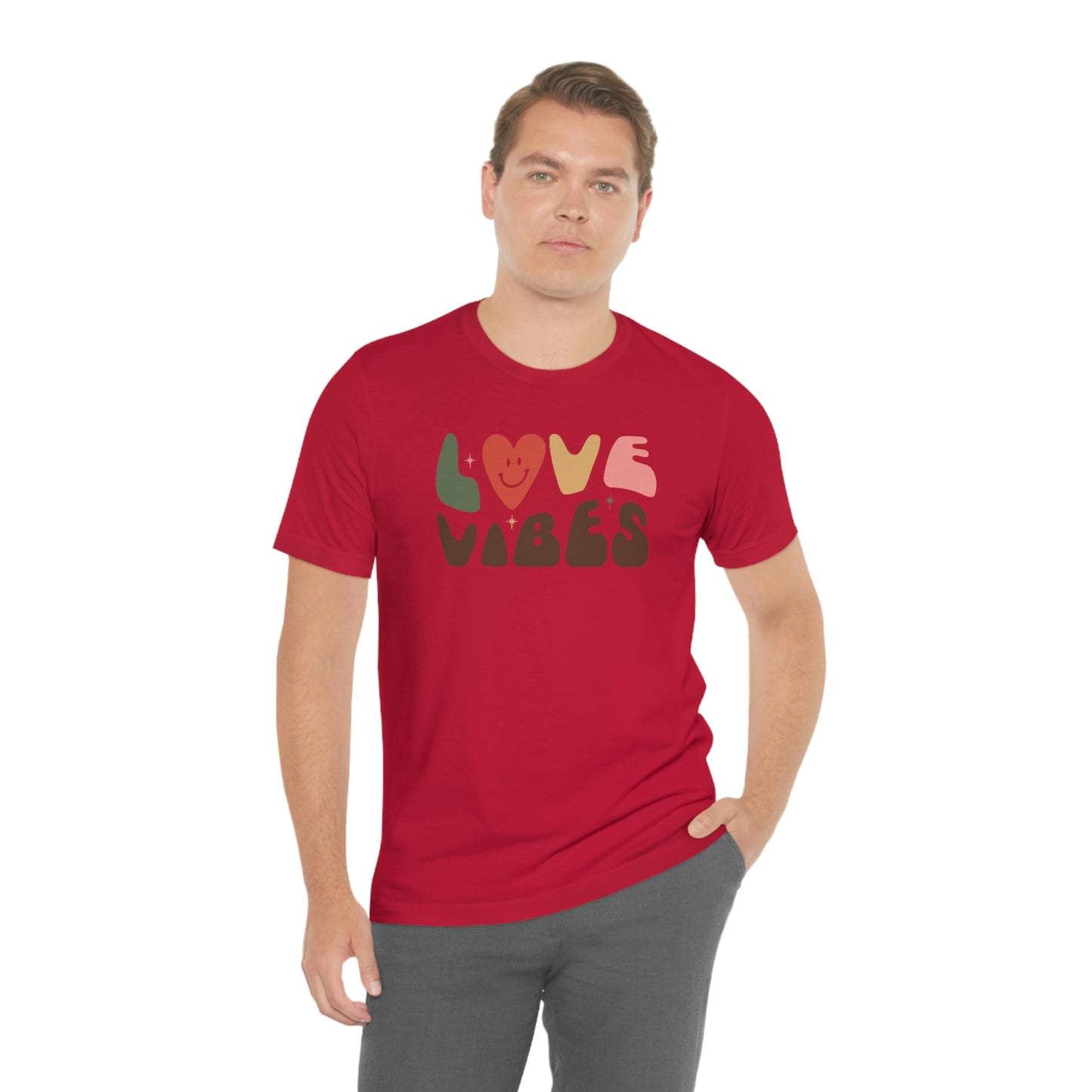 "Love Vibes" Unisex Jersey Short Sleeve Tee