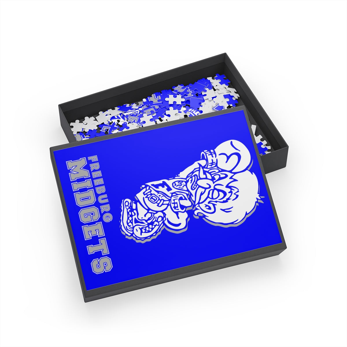 Freeburg Midget Puzzle - Blue (96, 252, 500, 1000-Piece)