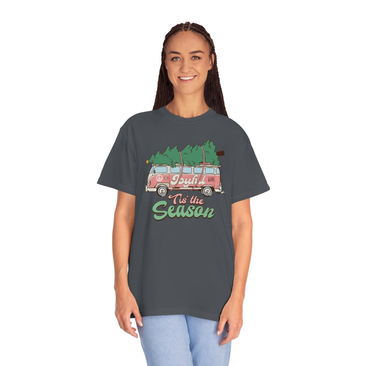 Tis the Season Retro Unisex Garment-Dyed Comfort Colors PREMIUM T-shirt