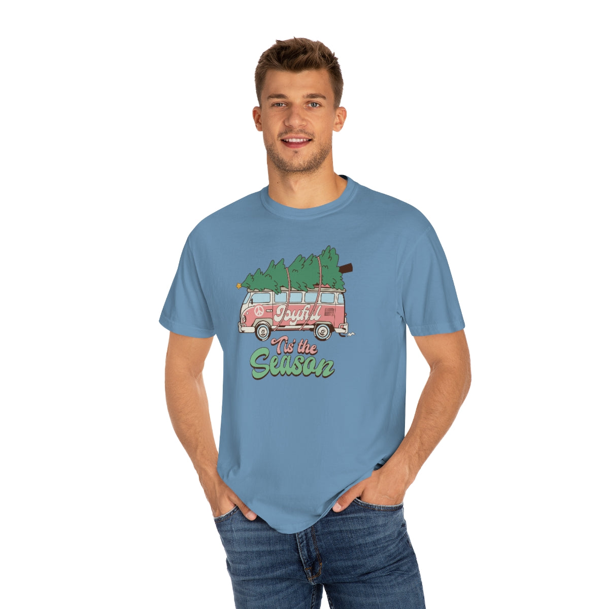 Tis the Season Retro Unisex Garment-Dyed Comfort Colors PREMIUM T-shirt