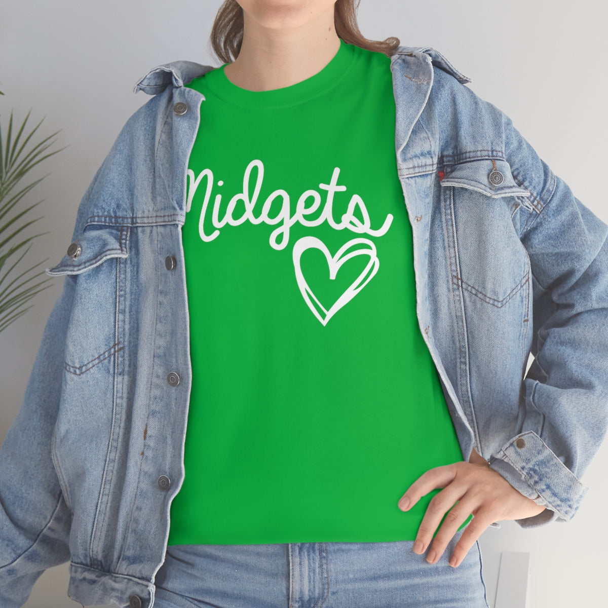 Midget Heart Unisex Heavy Cotton Tee
