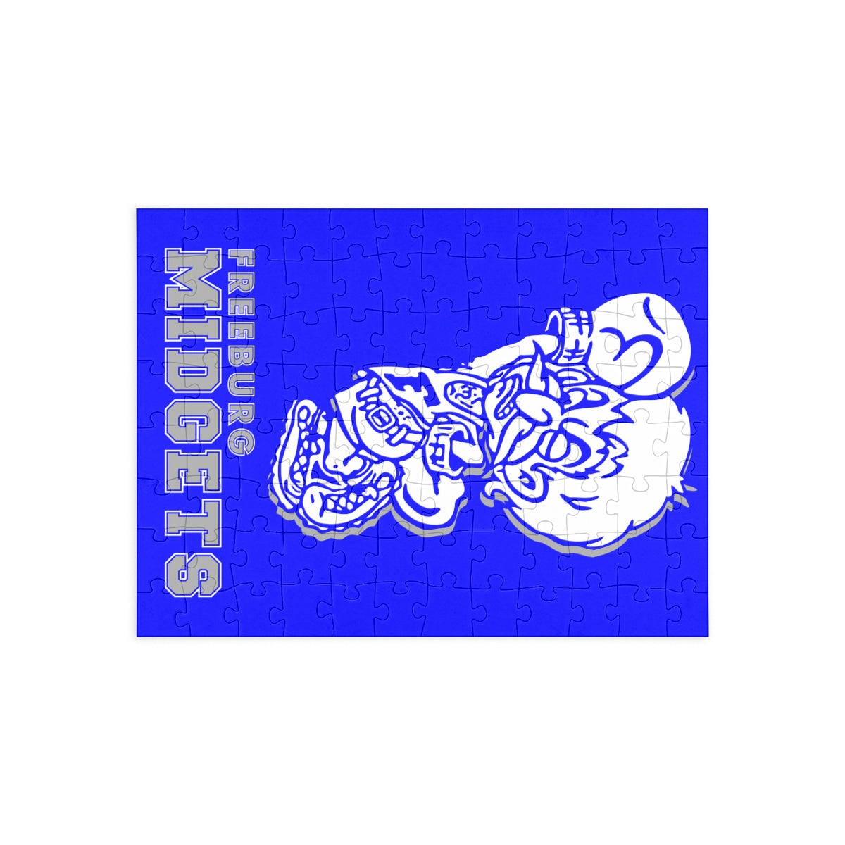 Freeburg Midget Puzzle - Blue (96, 252, 500, 1000-Piece)
