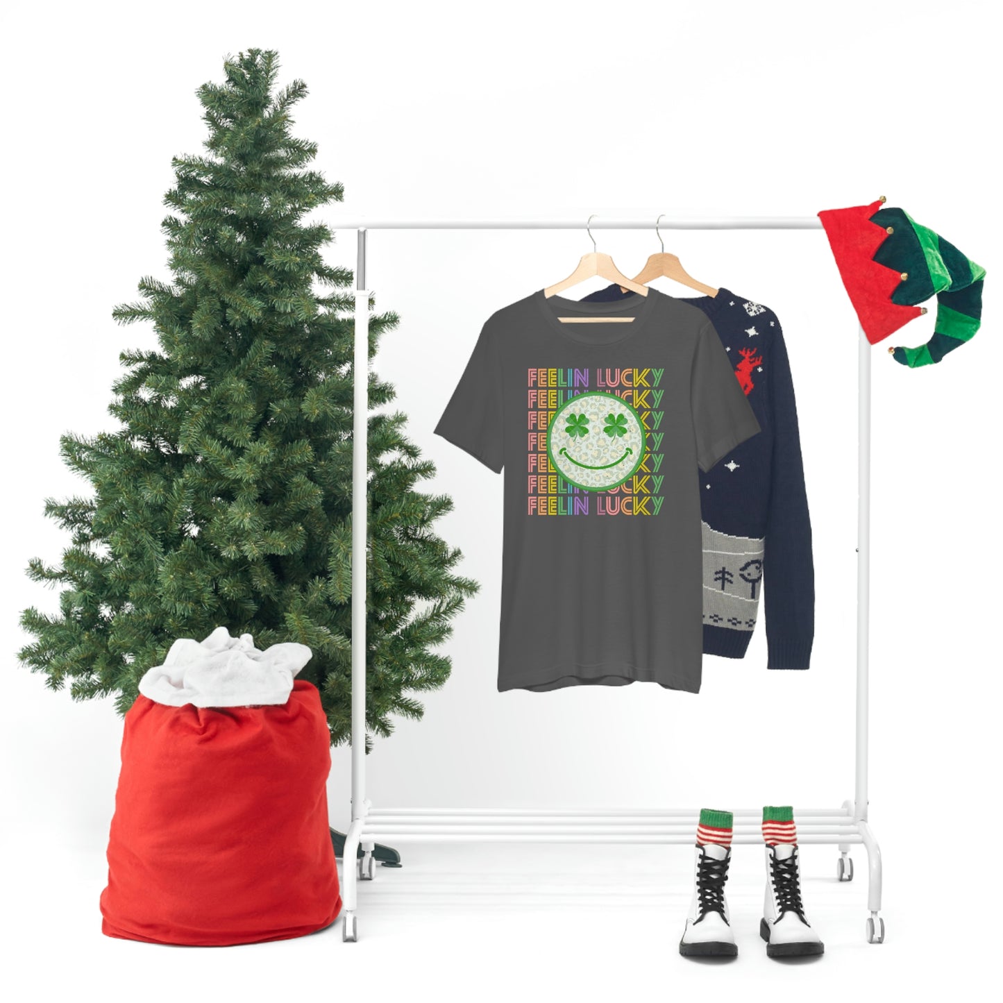 St. Patrick's Day "Feelin Lucky" Unisex Jersey Short Sleeve Tee