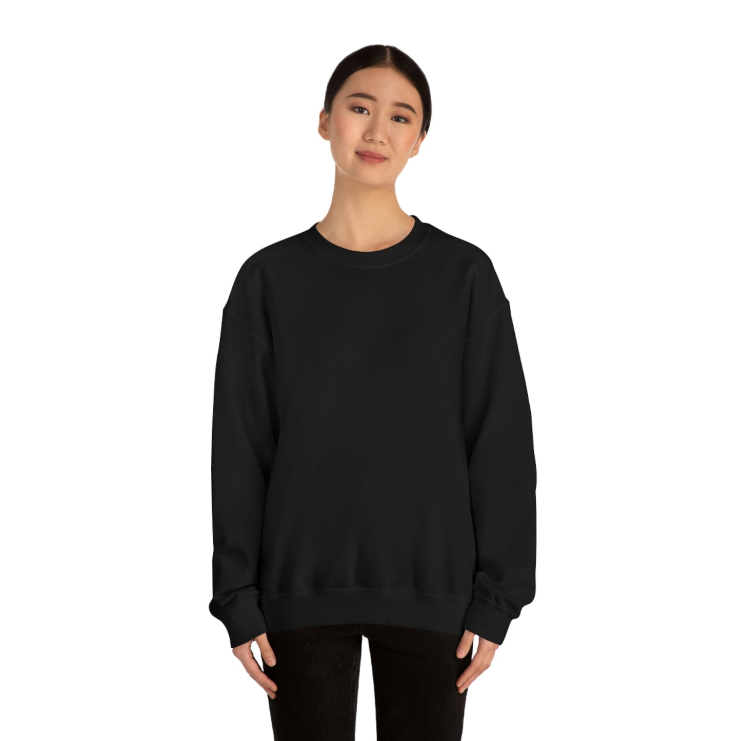 "Love Love Love" Black Print Unisex Heavy Blend™ Crewneck Sweatshirt
