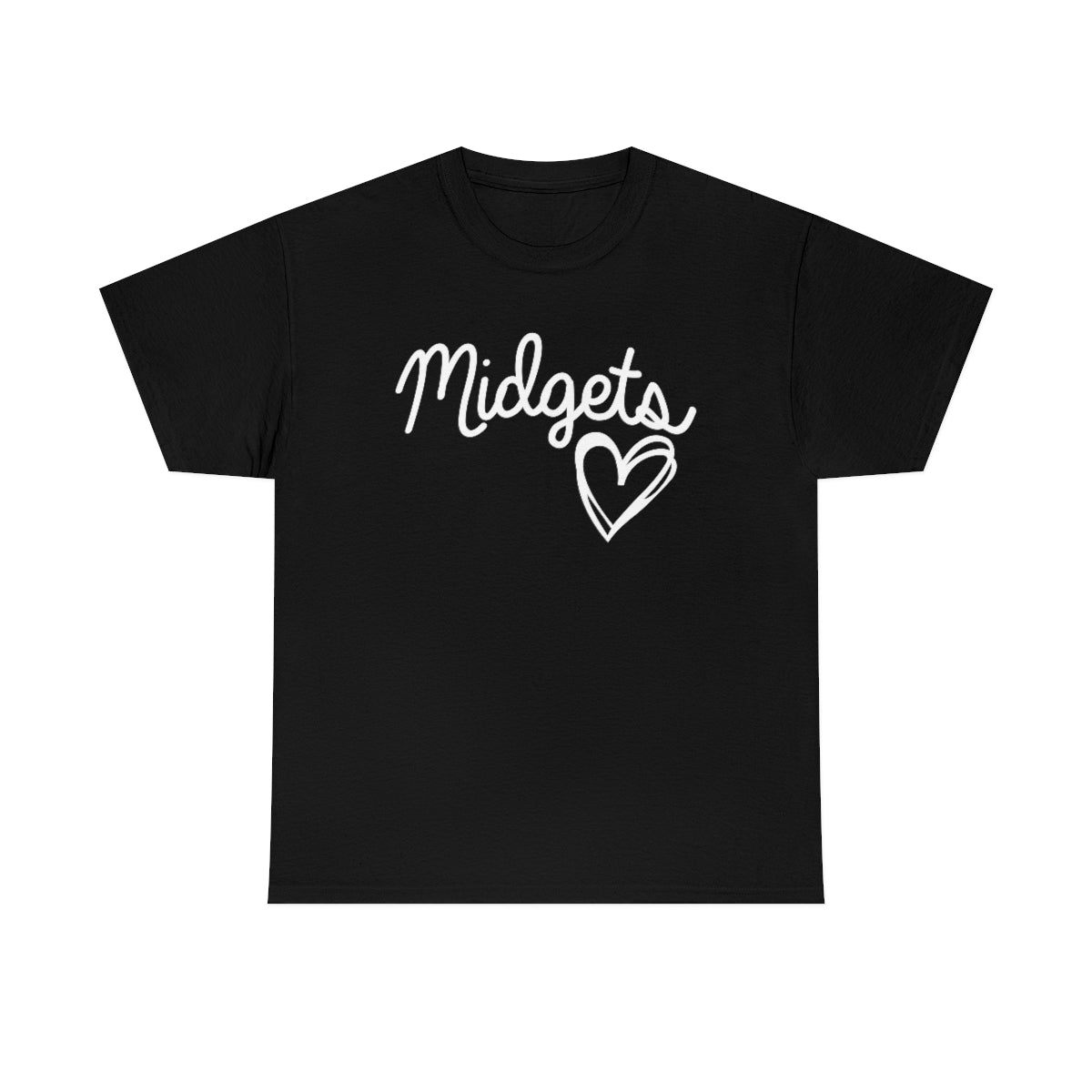Midget Heart Unisex Heavy Cotton Tee