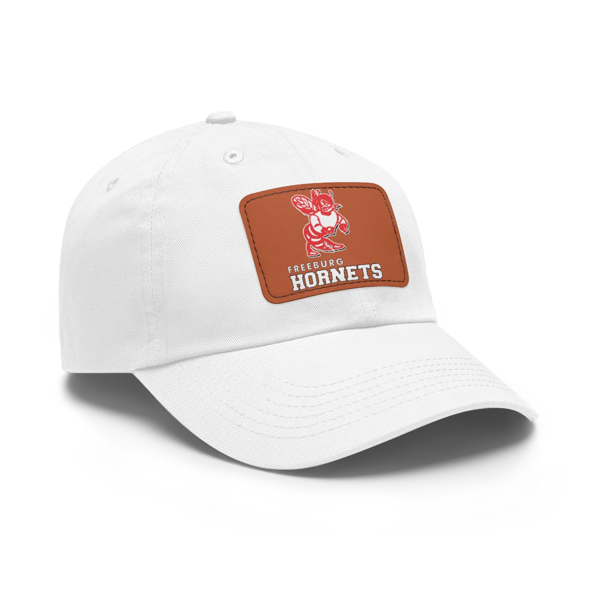 Freeburg Hornet Dad Hat with Leather Patch