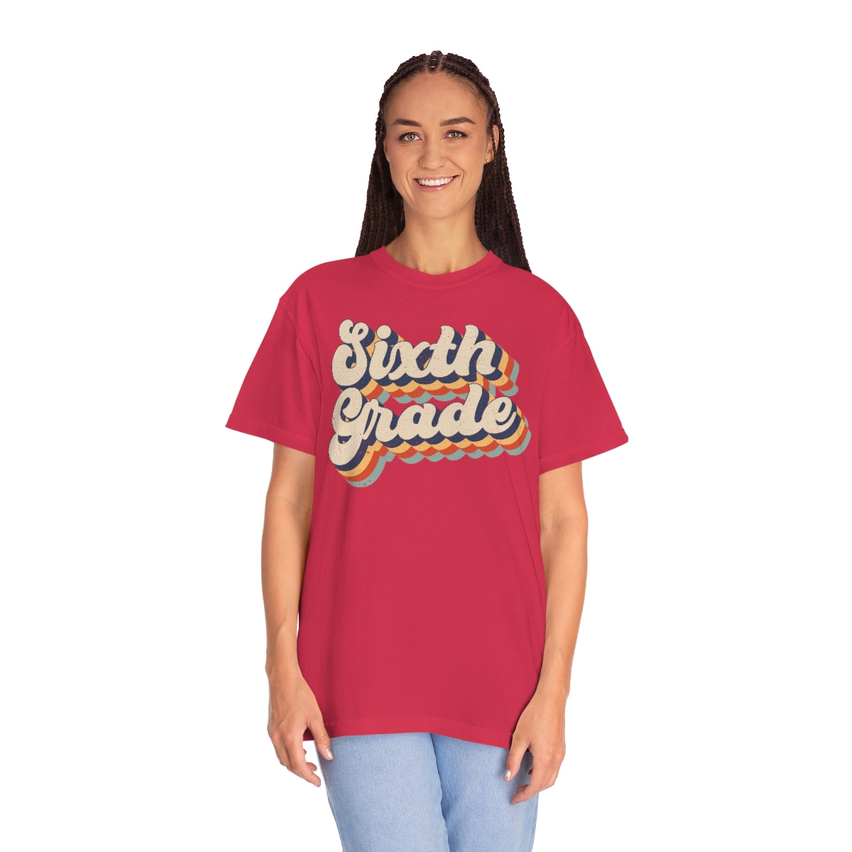 Retro Sixth Grade Unisex Garment-Dyed Comfort Colors PREMIUM T-shirt