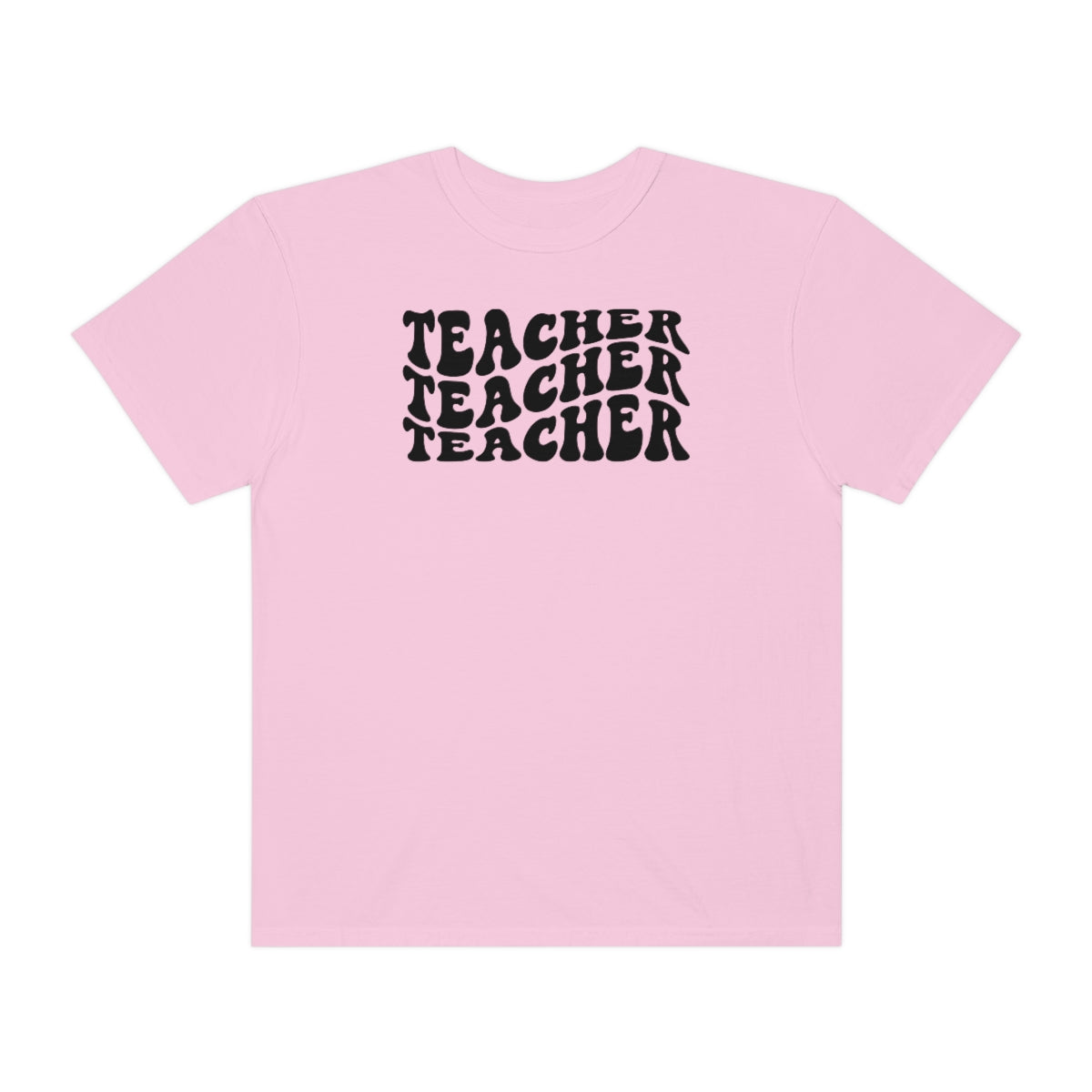 Teacher Black Print Unisex Garment-Dyed PREMIUM T-shirt