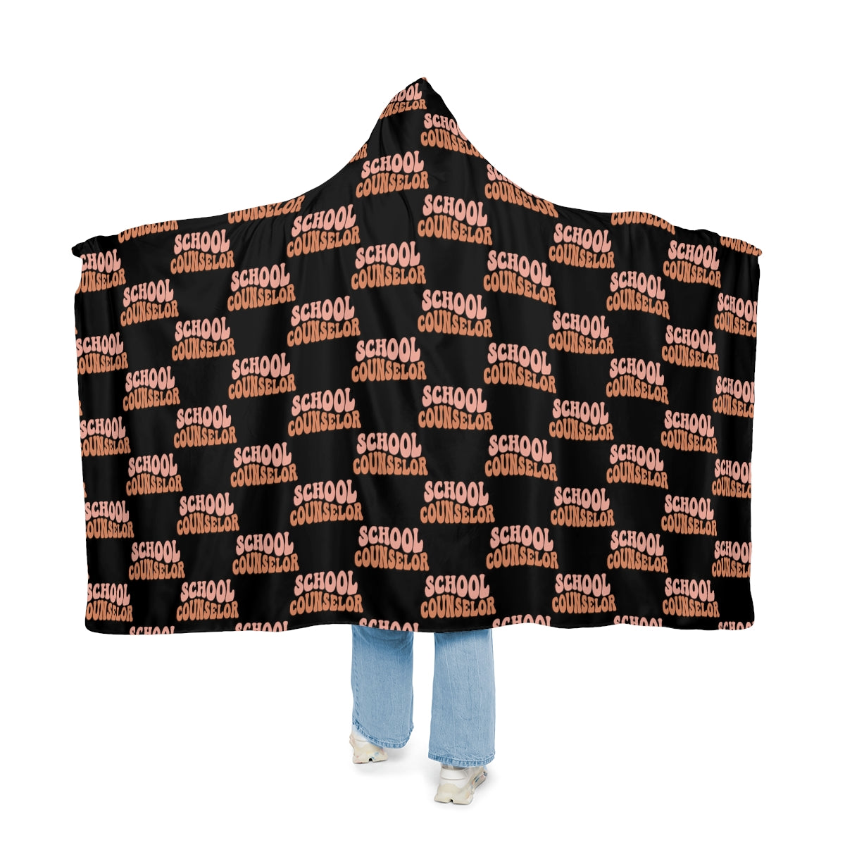 Black Rustic Colors "School Counselor" Snuggle Blanket
