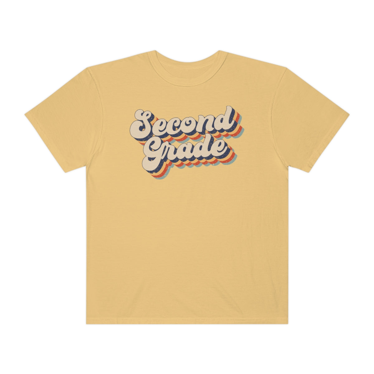 Retro Second Grade Unisex Garment-Dyed Comfort Colors PREMIUM T-shirt