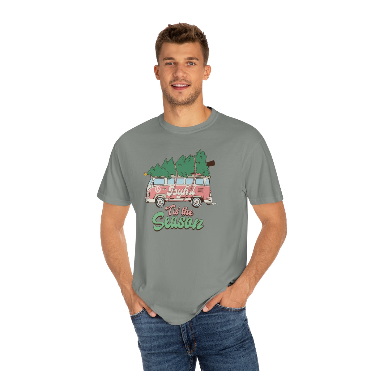 Tis the Season Retro Unisex Garment-Dyed Comfort Colors PREMIUM T-shirt