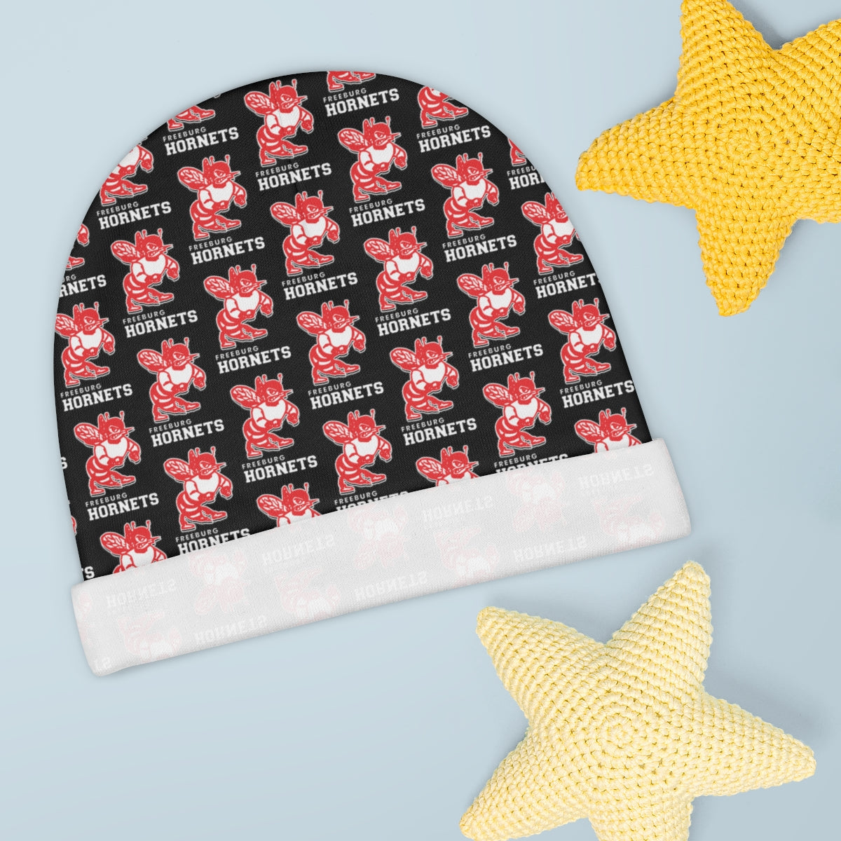 Red Freeburg Hornets Baby Beanie