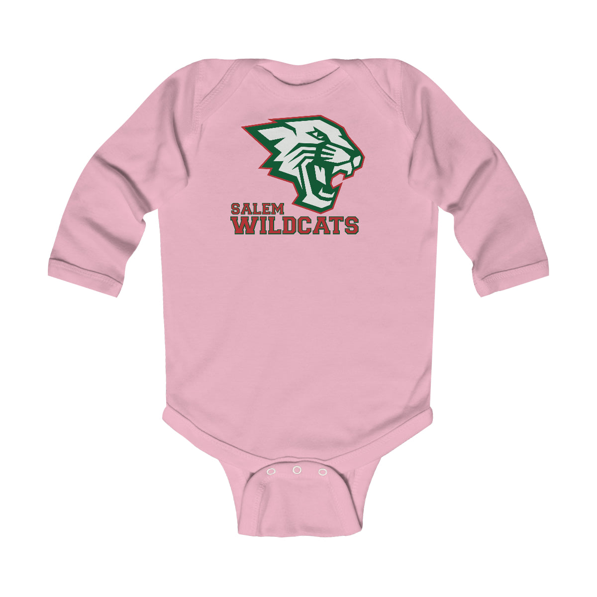 Salem Wildcats Infant Long Sleeve Bodysuit