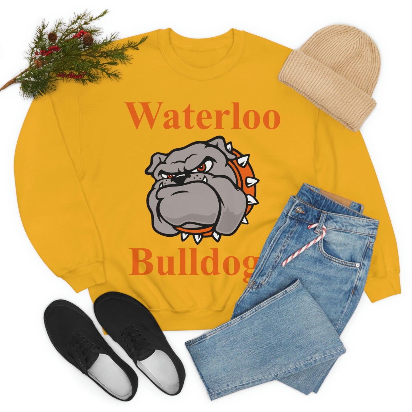 Waterloo Bulldogs Unisex Heavy Blend Crewneck Sweatshirt