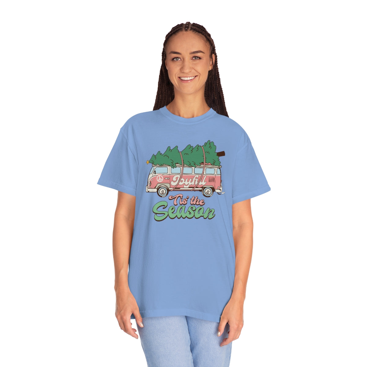 Tis the Season Retro Unisex Garment-Dyed Comfort Colors PREMIUM T-shirt