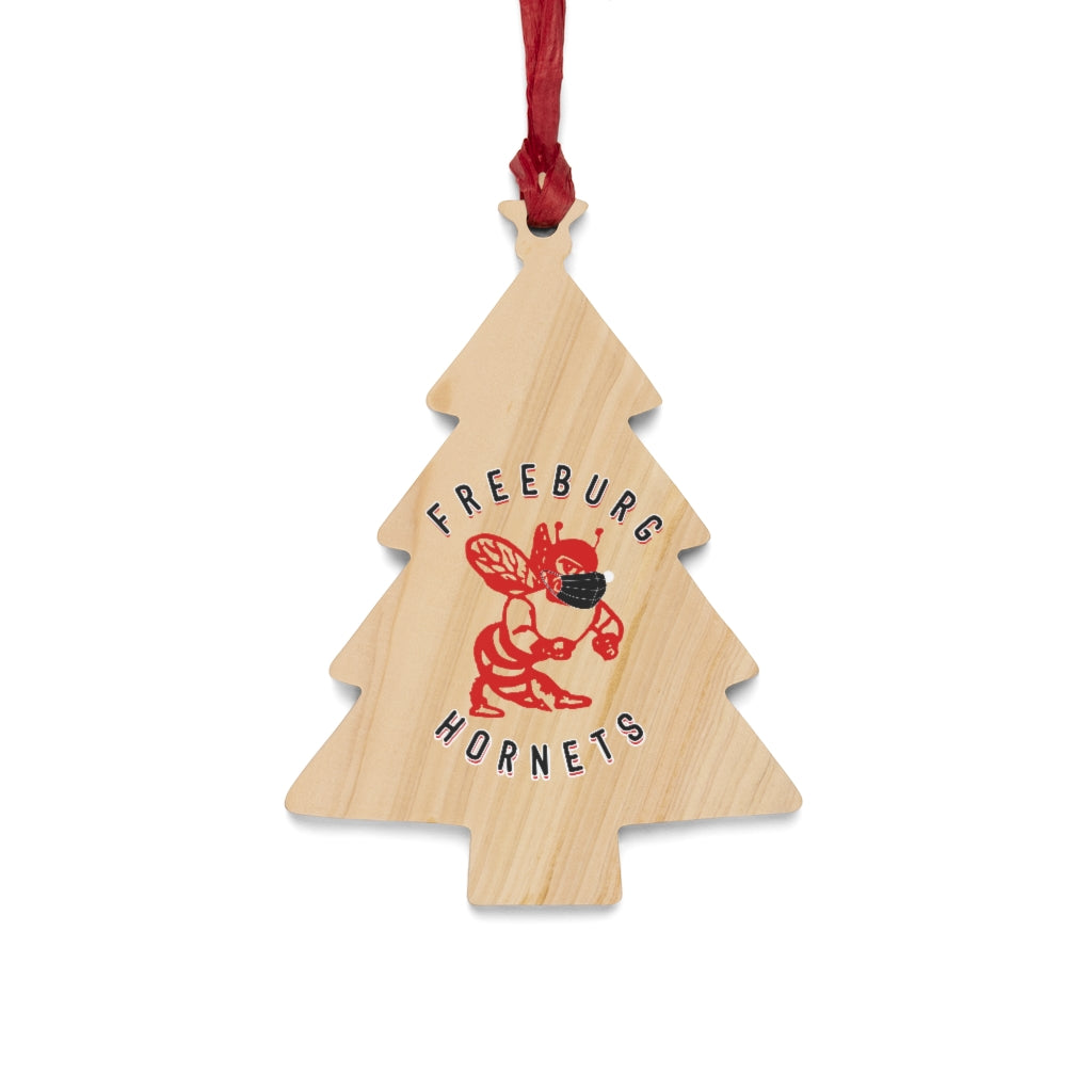 Freeburg Hornets Quarantine Wooden Ornaments