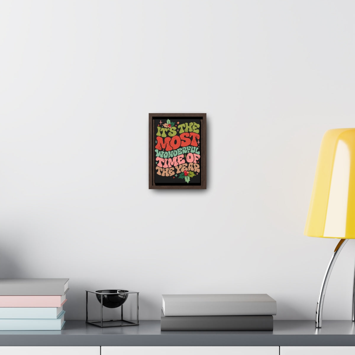 "It's the Most Wonderful Time of the Year" Gallery Canvas Wraps, Vertical Frame