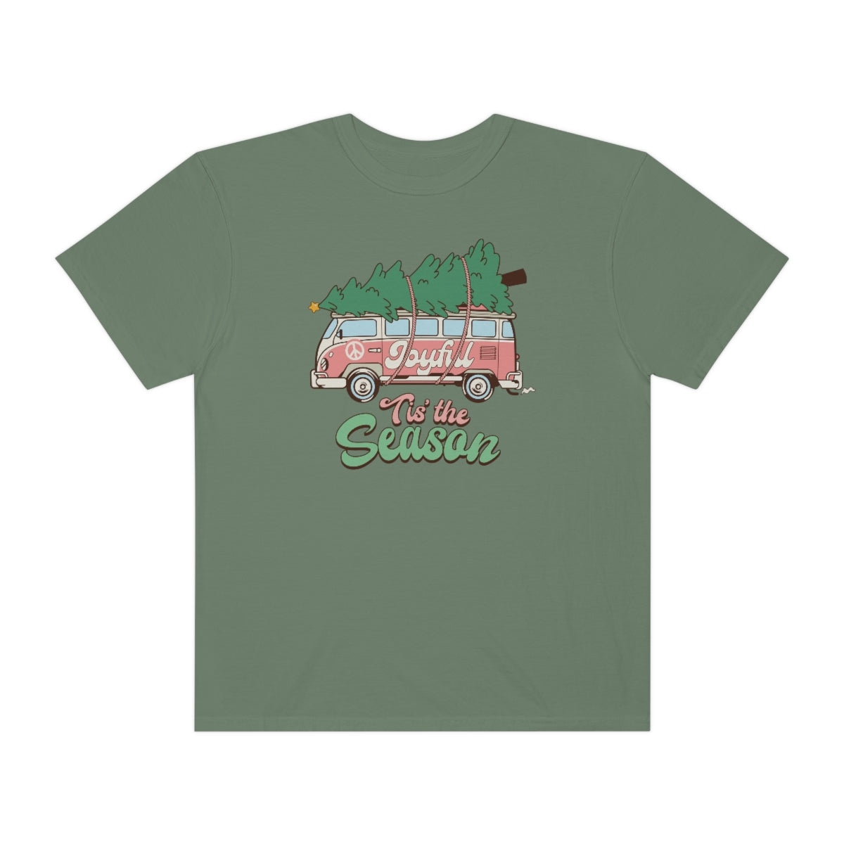 Tis the Season Retro Unisex Garment-Dyed Comfort Colors PREMIUM T-shirt