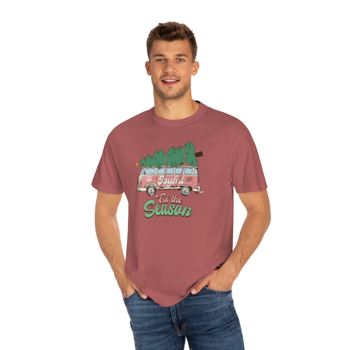 Tis the Season Retro Unisex Garment-Dyed Comfort Colors PREMIUM T-shirt